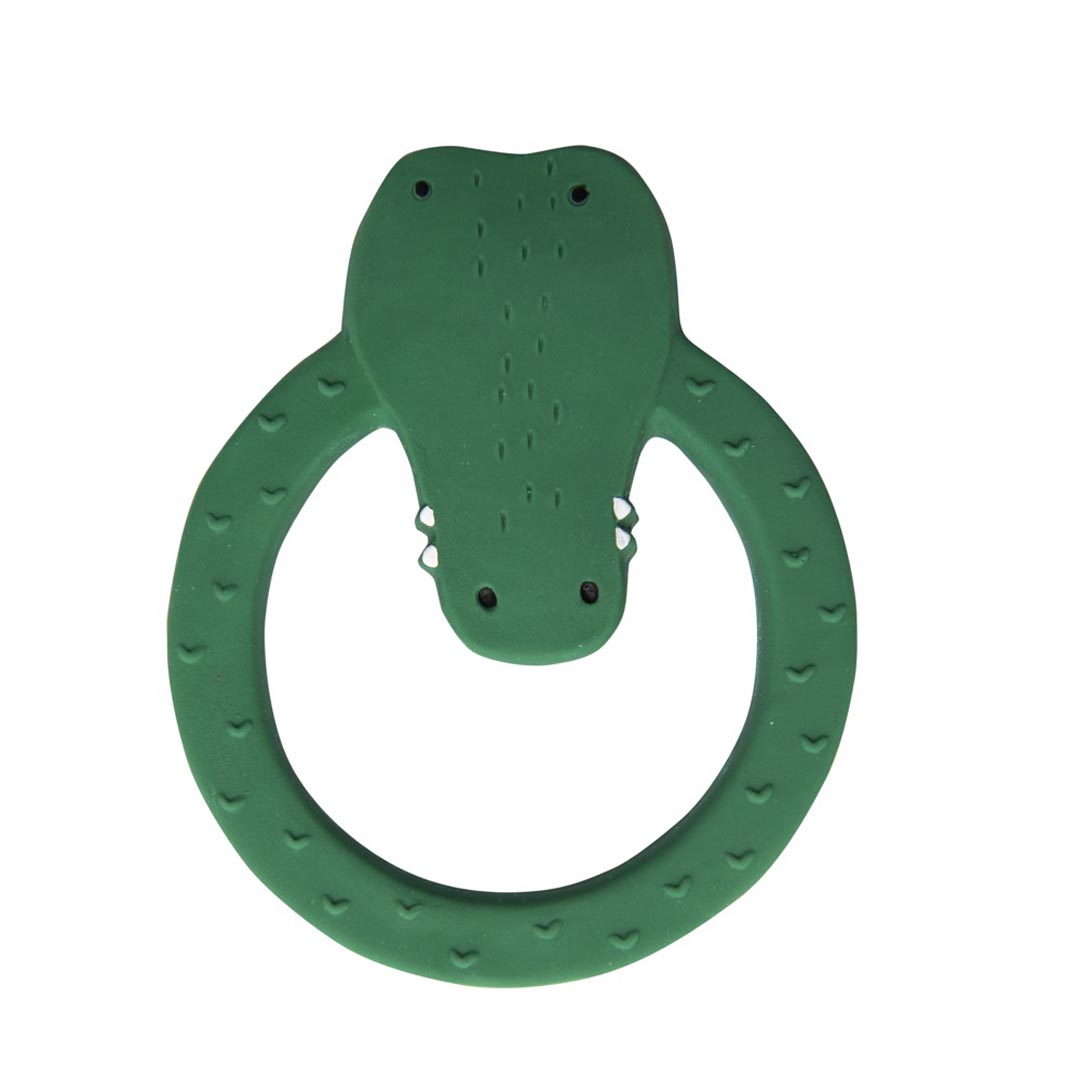 Mordedor redondo de caucho natural - Mr. Crocodile